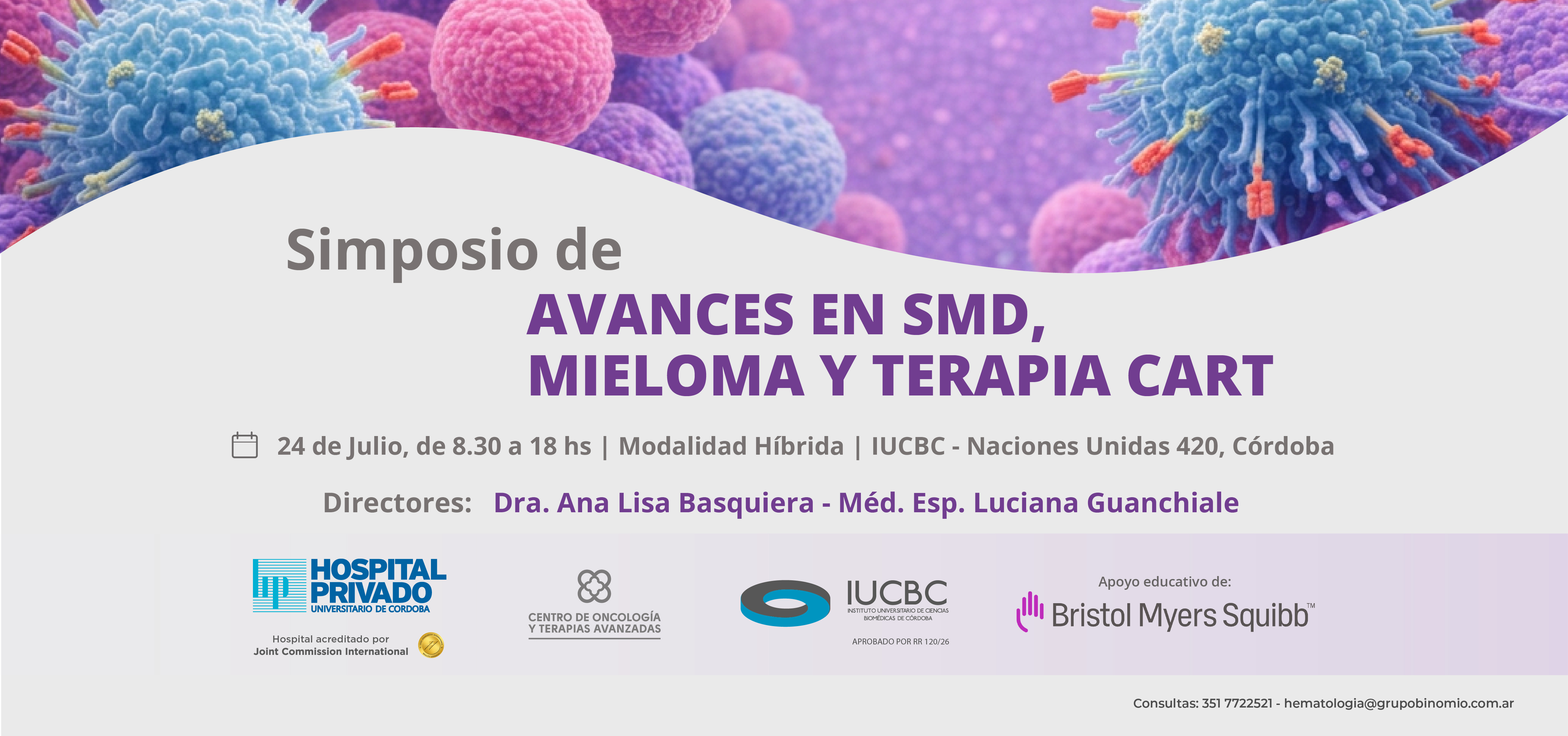 Simposio de Avances en SMD, Mieloma y Terapia CART
